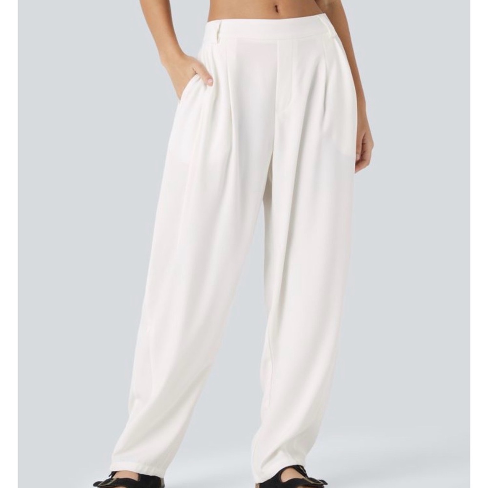 Women's White Pants - Picture 5 of 8